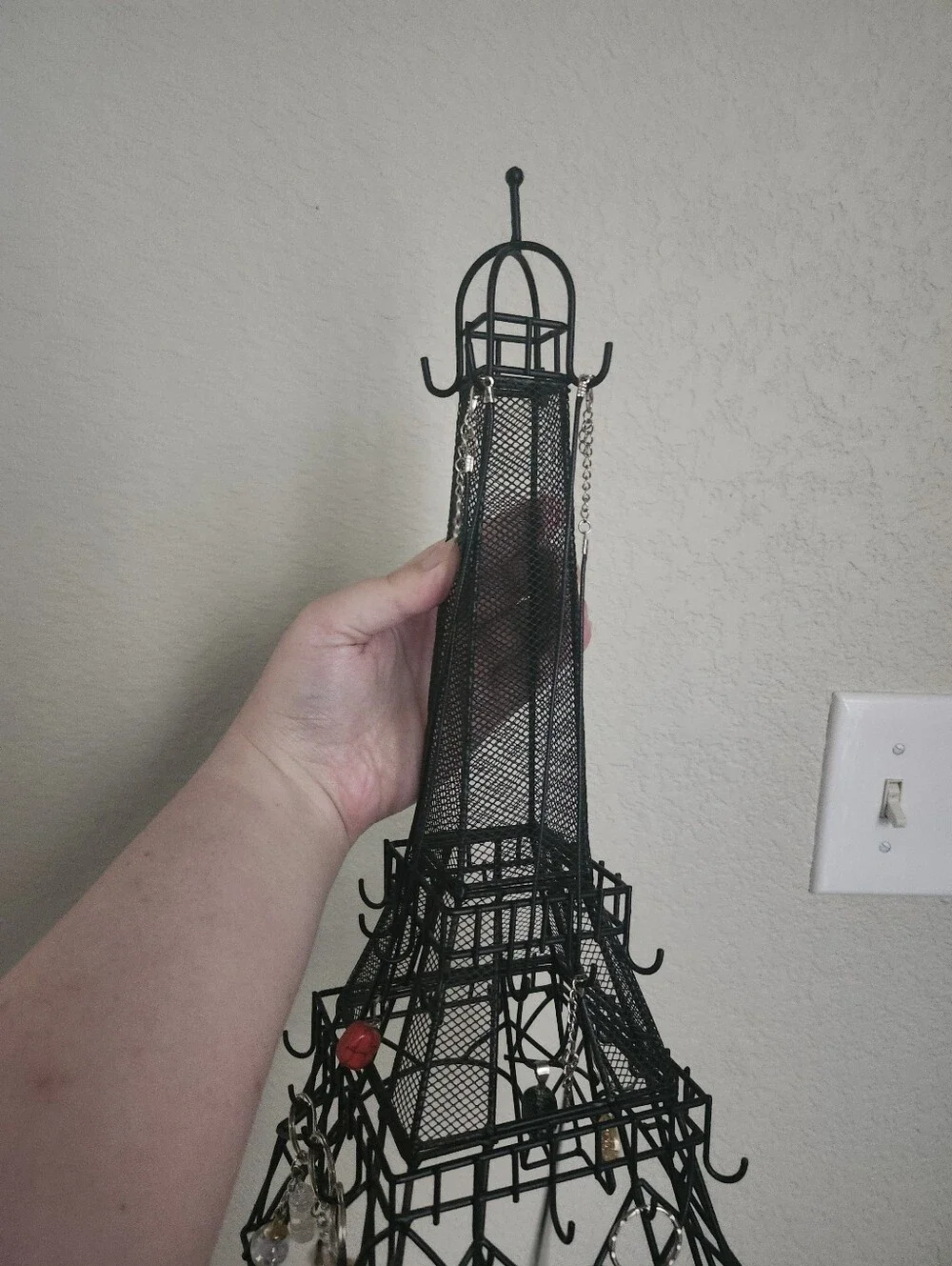 Eiffel Tower Jewelry Holder in Black